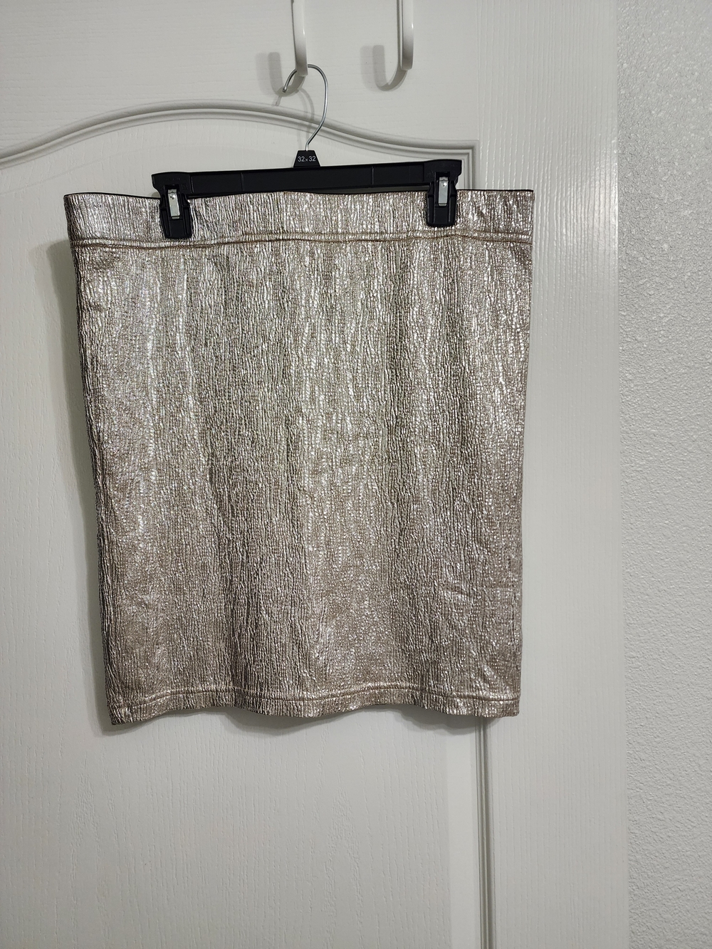 Forever 21 Metallic Gold Mini Skirt
